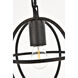 Octavia 1 Light 7.9 inch Dark Brown Pendant Ceiling Light in Dark Bronze