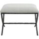 Brisby Distressed Charcoal and Warm Gray Bench