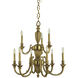 Wellesley 9 Light 27 inch Brushed Brass Dining Chandelier Ceiling Light