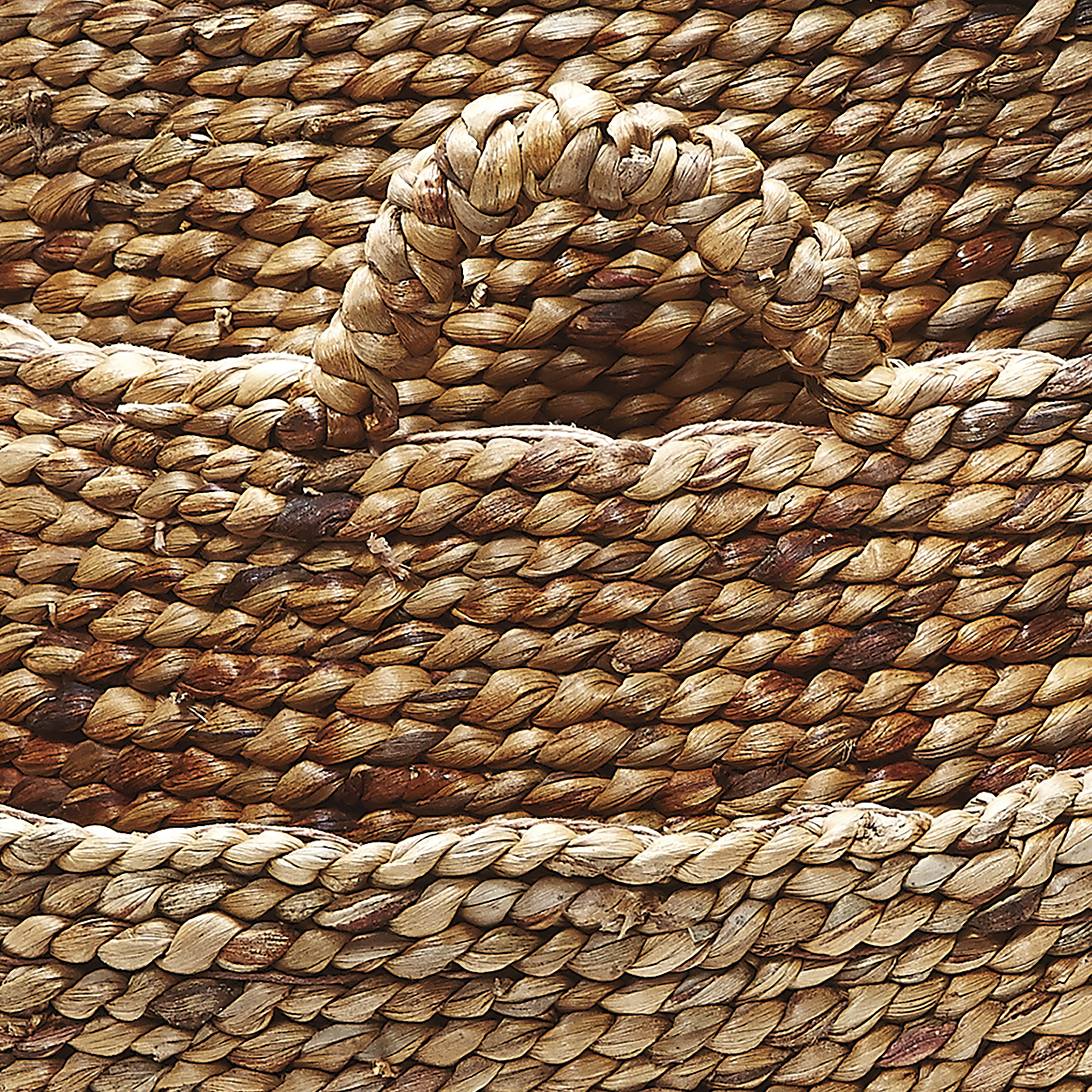 Natural Low Rise 24 X 10 inch Basket, Set of 3