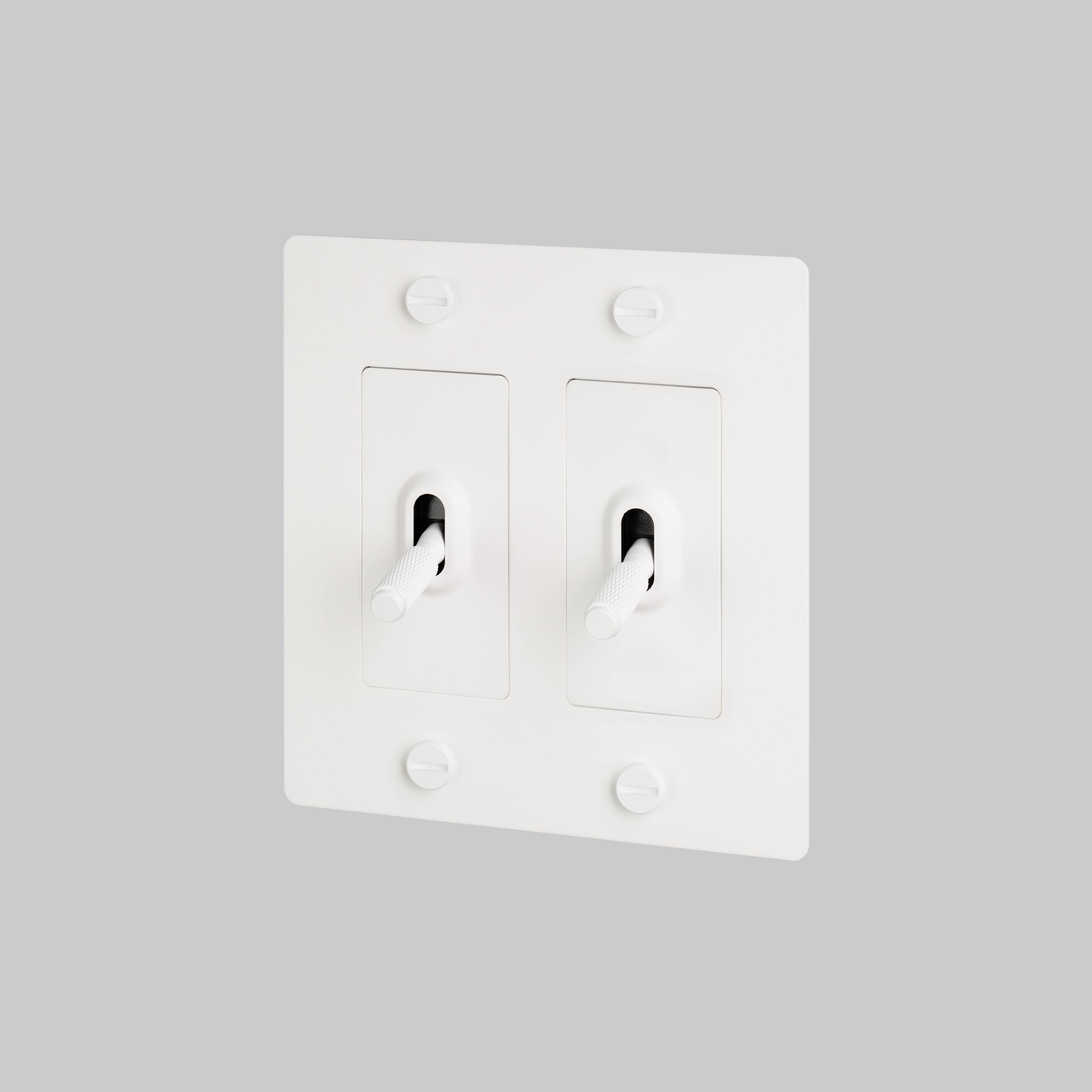 2G Toggle 4.56 inch Dimmer and Switch