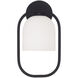 Zeek Sconce Wall Light in Matte Black