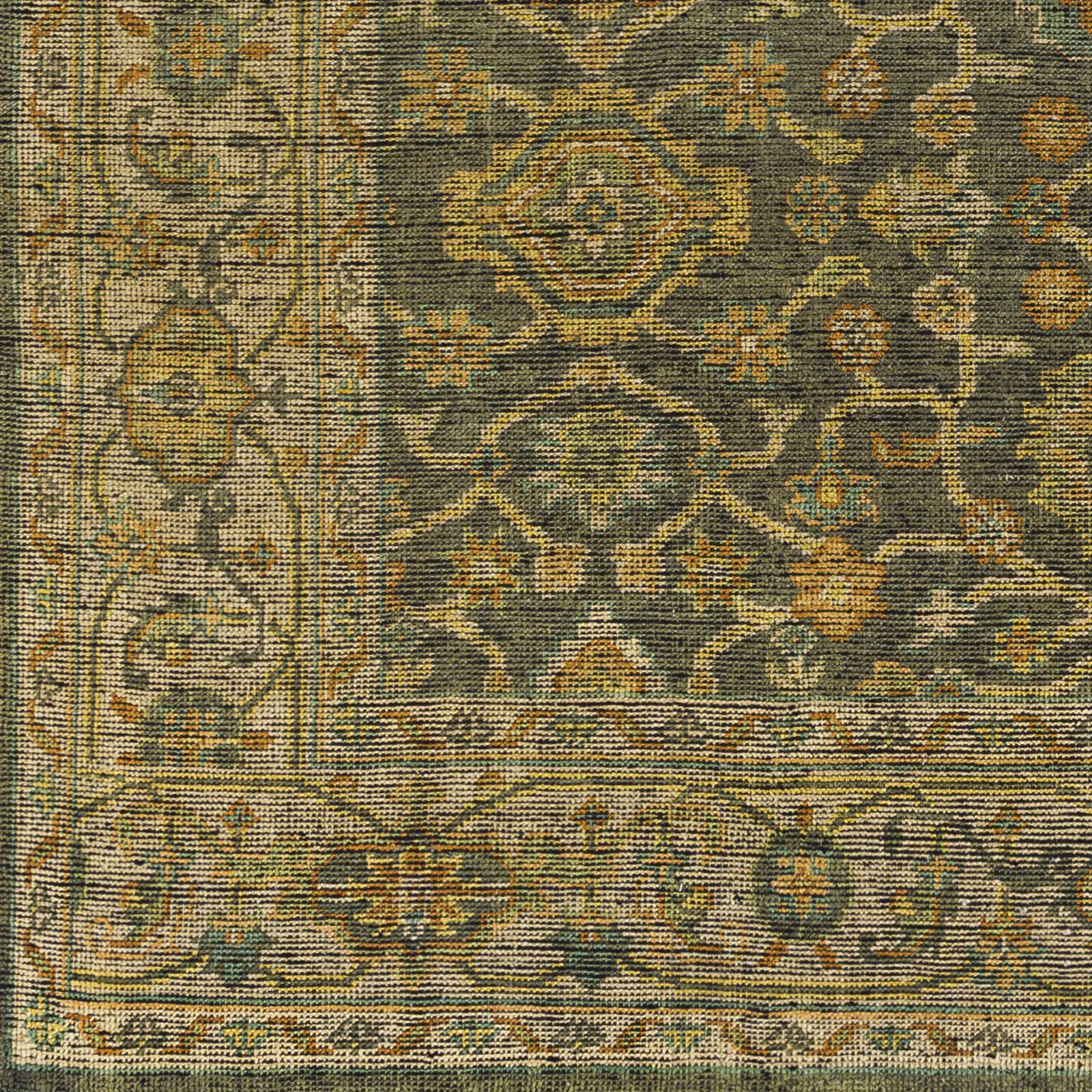 Reign 108 X 72 inch Sage Rug in 6 X 9, Rectangle