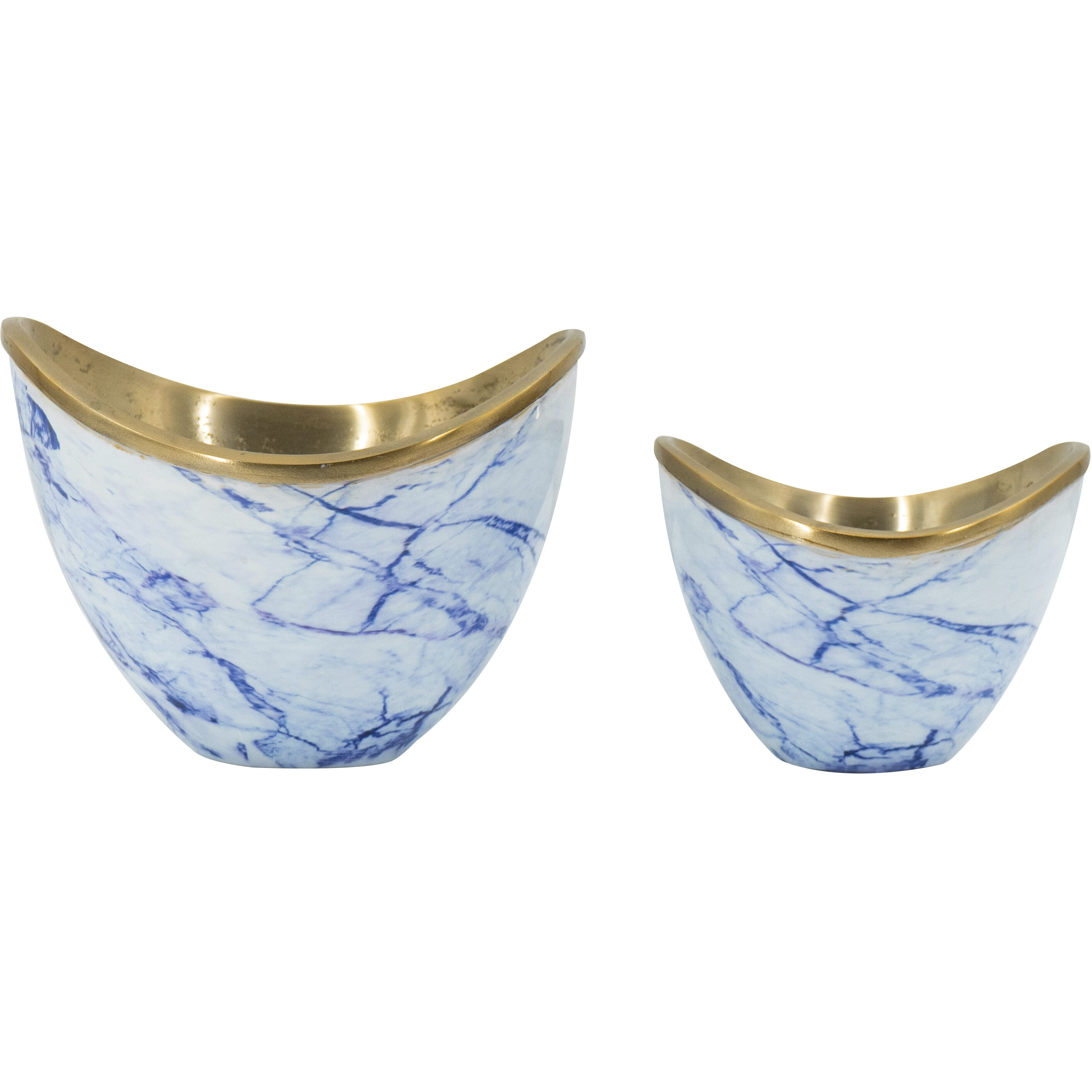 Oval 4.70 inch  X 6.30 inch Decorative Bowl