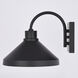 Highland Park 1 Light 8.25 inch Matte Black and White Outdoor Wall
