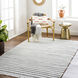 Azalea 36 X 24 inch Light Gray Rug, Rectangle