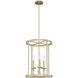 Briargrove 3 Light 15 inch Modern Brass Foyer Pendant Ceiling Light