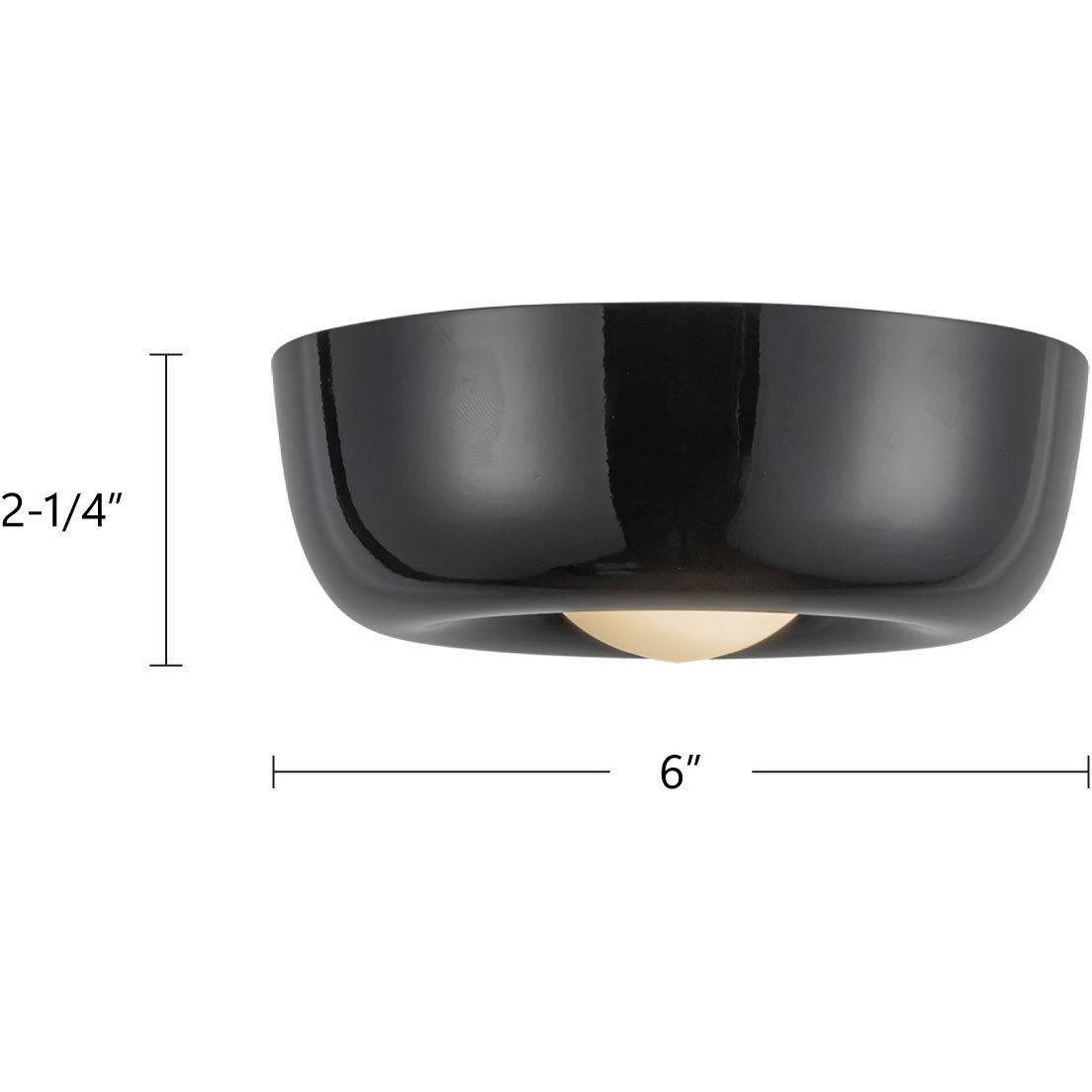Hayden LED 6 inch Pearl White Flush Mount Ceiling Light