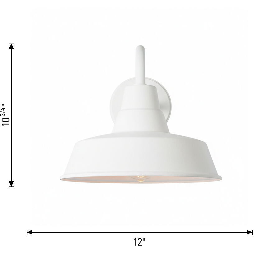 Sean Lavin Barn Light 1 Light 10.75 inch Textured Black Outdoor Wall Lantern