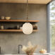 Alora Mood Cherise 1 Light 6.75 inch Brushed Gold Pendant Ceiling Light