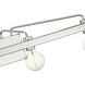 Ravella 3 Light 33.25 inch Polished Nickel Bath Bar Wall Light