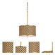 Fairview 3 Light 16 inch French Gold Pendant Ceiling Light