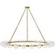 Coco 24 Light 59.75 inch Lacquered Brass Chandelier Ceiling Light