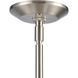 Cavendish 1 Light 20 inch Brushed Nickel with White Pendant Ceiling Light