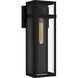 Vanessa 1 Light 7.5 inch Matte Black Outdoor Lantern, Large