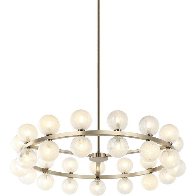 Nimbus 30 Light 36 inch Champagne Gold Pendant Ceiling Light