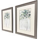 Impasto Tree Line Green and Gray Framed Art, Propac