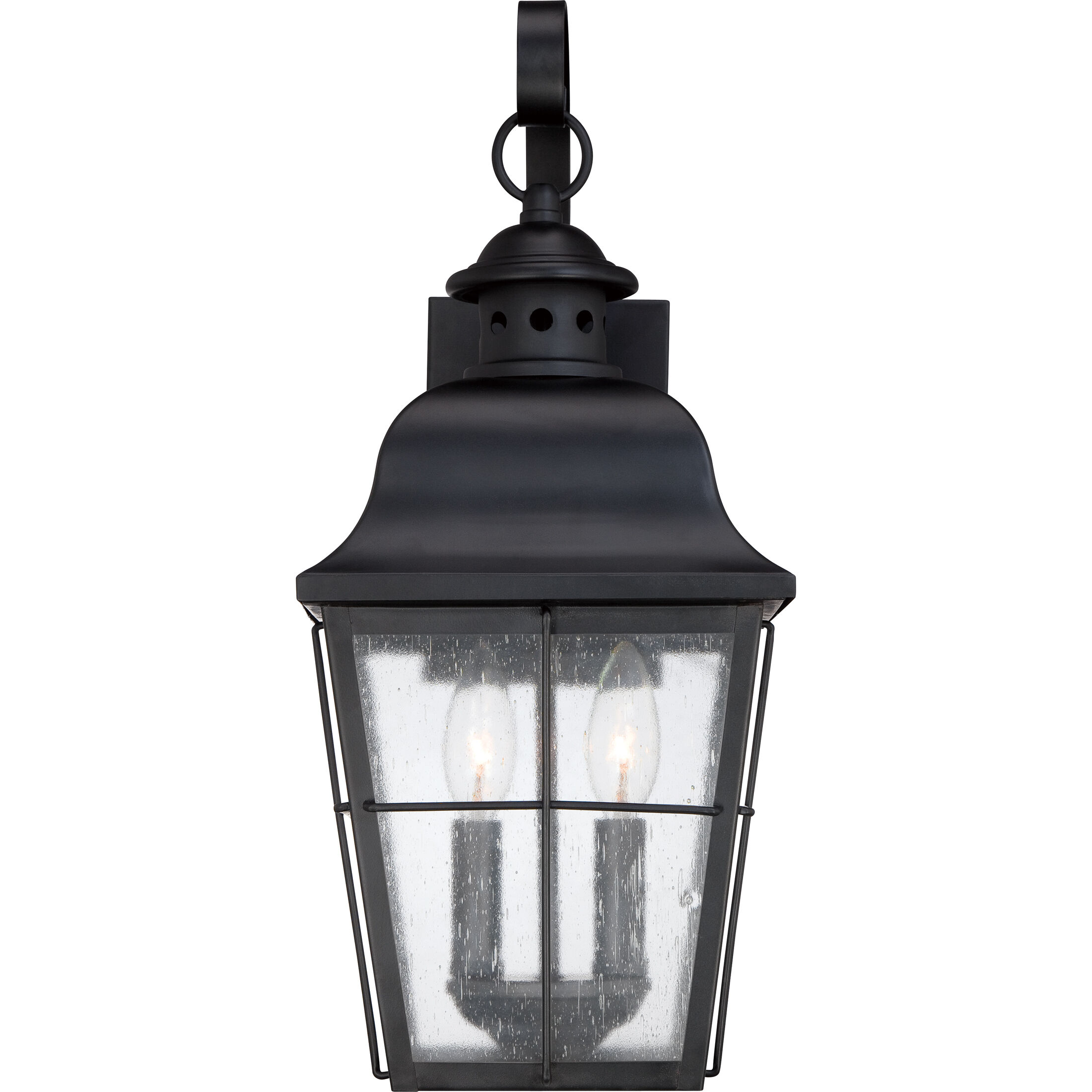 Millhouse 2 Light 18 inch Mystic Black Outdoor Wall Lantern