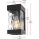 Thompson 1 Light 9 inch Black Outdoor Wall Sconce