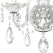 Sterling 2 Light 7 inch Silver Wall Sconce Wall Light in Spectra, Polished Silver