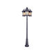 Sedona 3 Light 86 inch Oil Rubbed Bronze Outdoor Post Lantern, Post Included