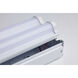 Brentwood LED White Linear Strip Ceiling Light, Strip Fixture