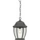 Covington 1 Light 9.5 inch Black Outdoor Pendant