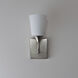 Hudson 1 Light 4.75 inch Satin Nickel Wall Sconce Wall Light in Satin White