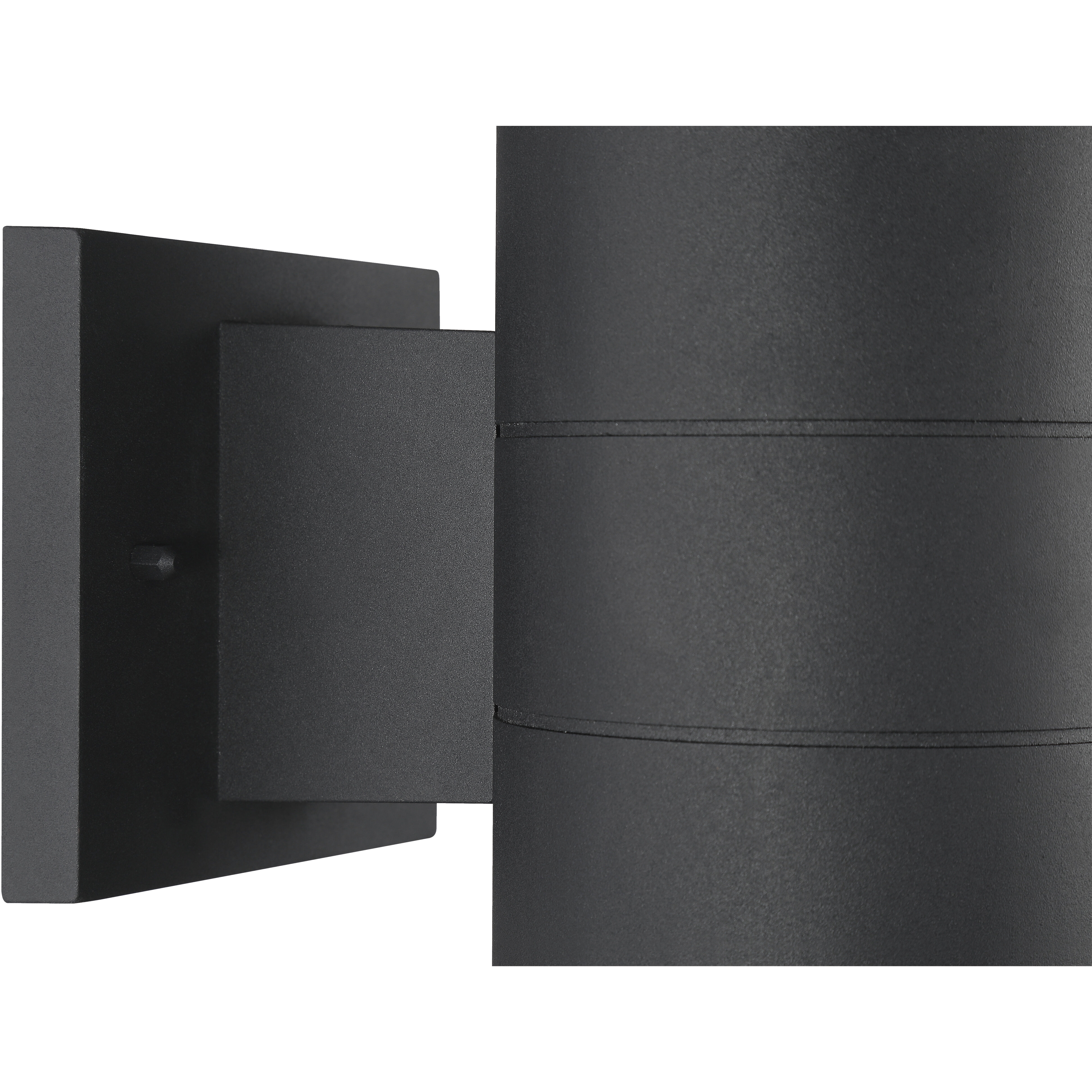 Pillar LED 12 inch Textured Black Outdoor Wall Mount