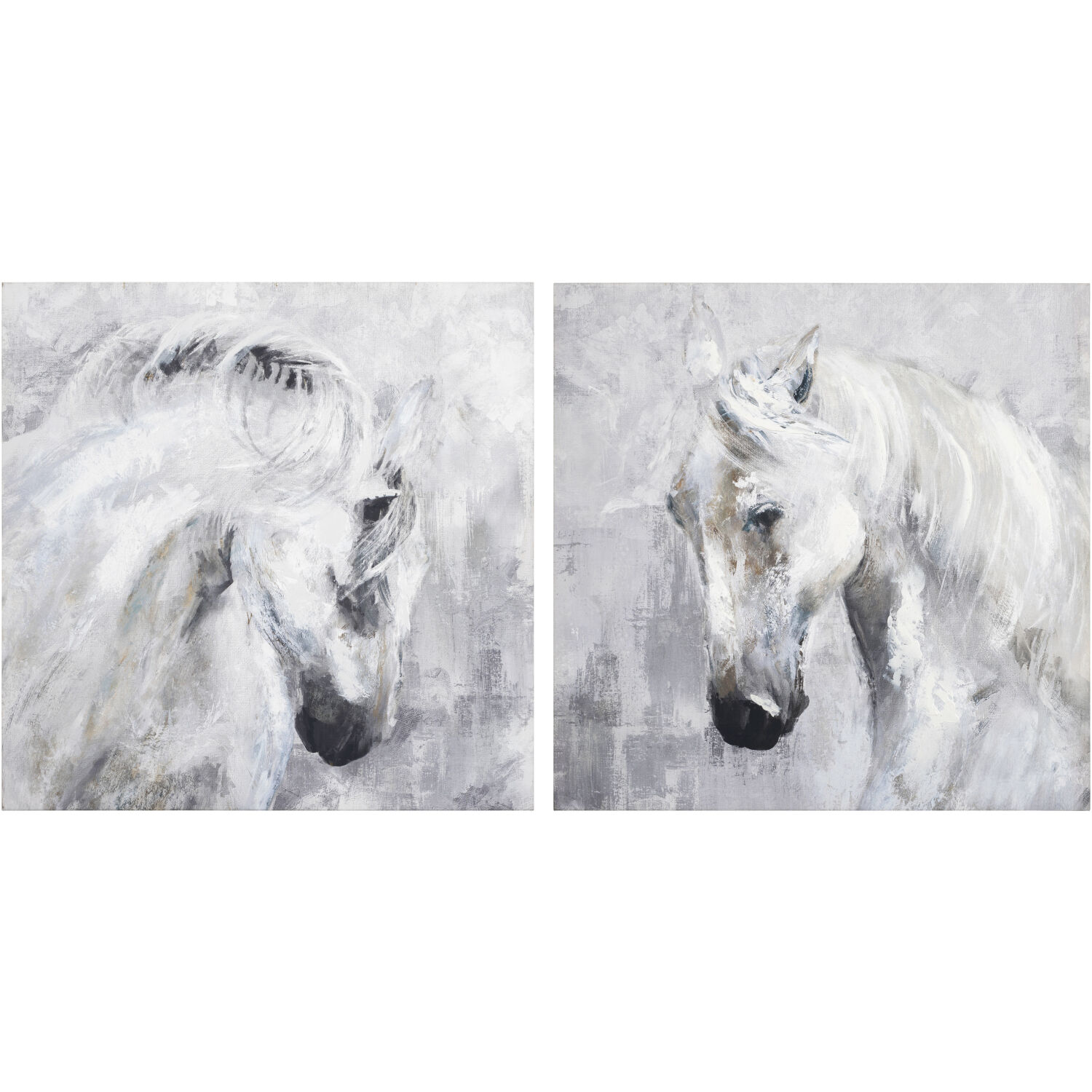 Assateague Gray Canvas Art