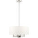Cresthaven 4 Light 18 inch Brushed Nickel Chandelier Ceiling Light