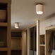 Caviar LED 7 inch Basalt Stone and Black Flush Mount Ceiling Light
