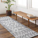 Napoli 96 X 30 inch Light Gray Rug, Runner