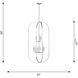Loretto 9 Light 24 inch Satin Brass Chandelier Ceiling Light