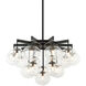 Bulbus LED 32 inch Matte Black Pendant Ceiling Light