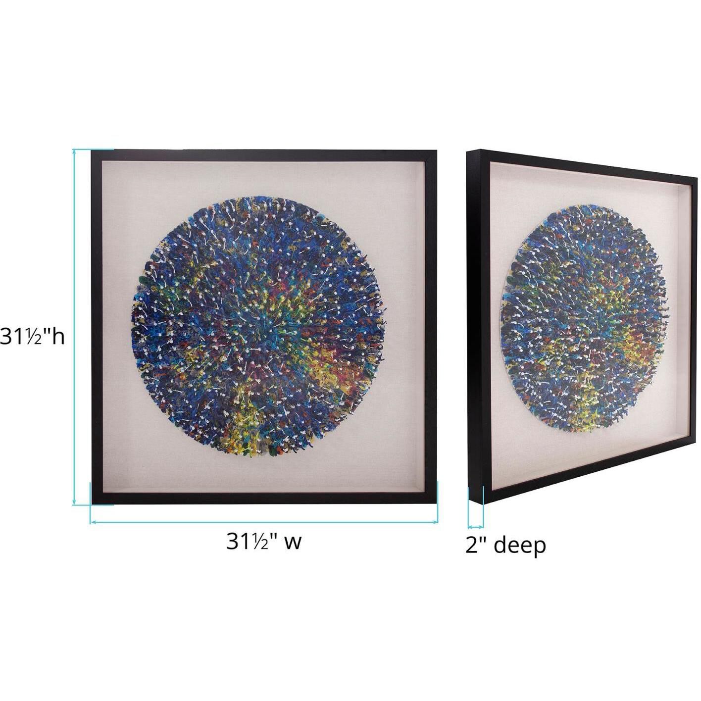 Toy Soldier Blue/Natural Recycled Wall Art