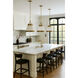 Savarin 1 Light 20 inch Heritage White and Heritage Bronze Pendant Ceiling Light