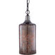 Ormond 1 Light 6 inch Eggplant/Burnt Orange Pendant Ceiling Light