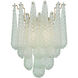 Ollie Bath Wall Light in Sand Glass Green