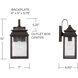 Sutter Creek 1 Light 15 inch Oiled Bronze Outdoor Wall Lantern