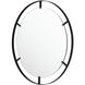 Tabon 30 X 30 inch Black Accent Mirror