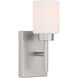 Cadence 1 Light 4.75 inch Satin Nickel Wall Sconce Wall Light