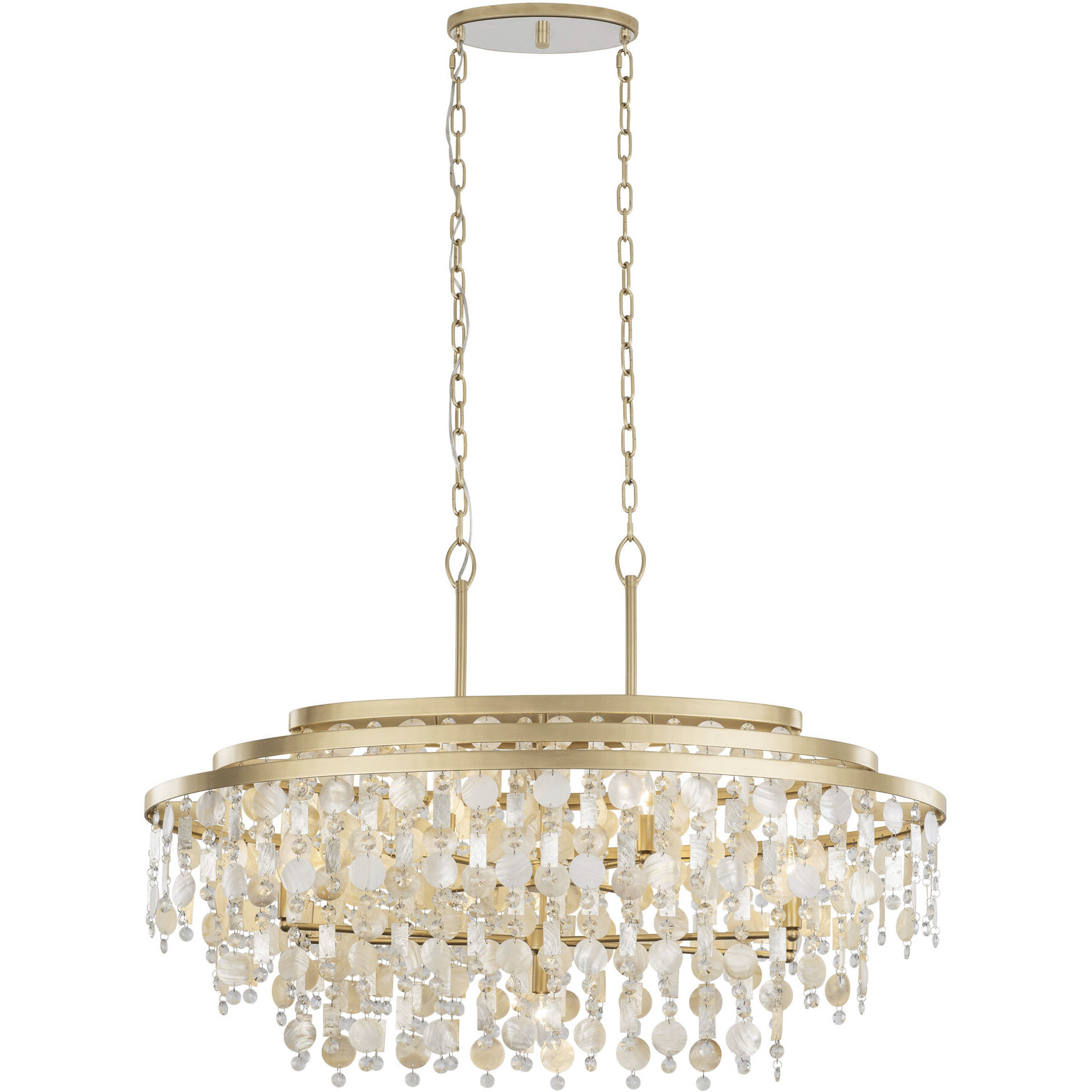 Kalani Linear Pendant Ceiling Light, Smithsonian Collaboration