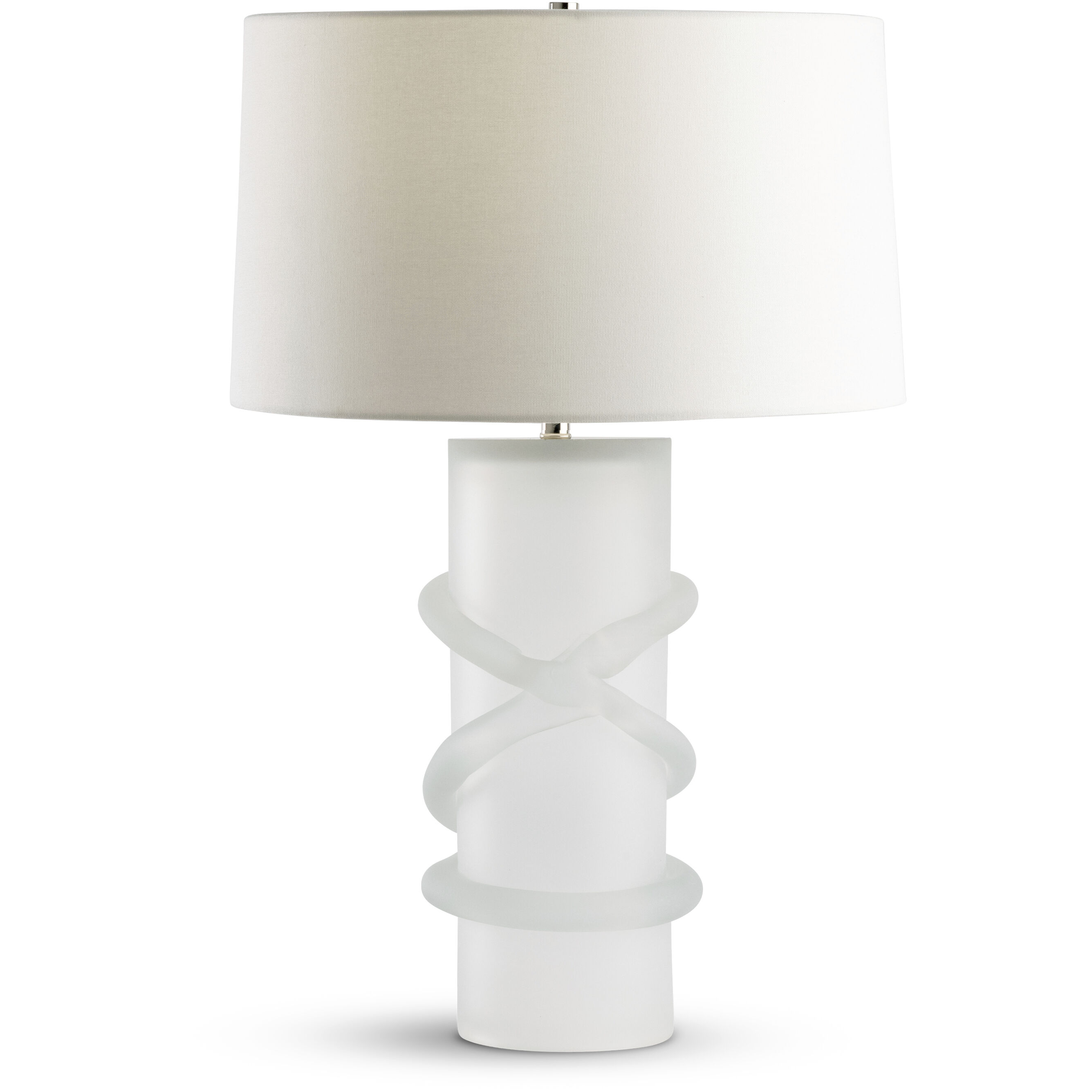 Salerno 26.88 inch 150.00 watt Frosted Table Lamp Portable Light