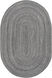Azalea 108 X 72 inch Medium Gray Rug in 6 x 9 Oval, Oval