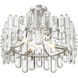 Bolton 4 Light 20.75 inch Polished Nickel Semi Flush Ceiling Light