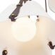 Embrace 3 Light 20.5 inch Pearlized Antique Brass Pendant Ceiling Light