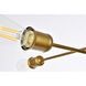 Xavier 6 Light 35 inch Brass Pendant Ceiling Light