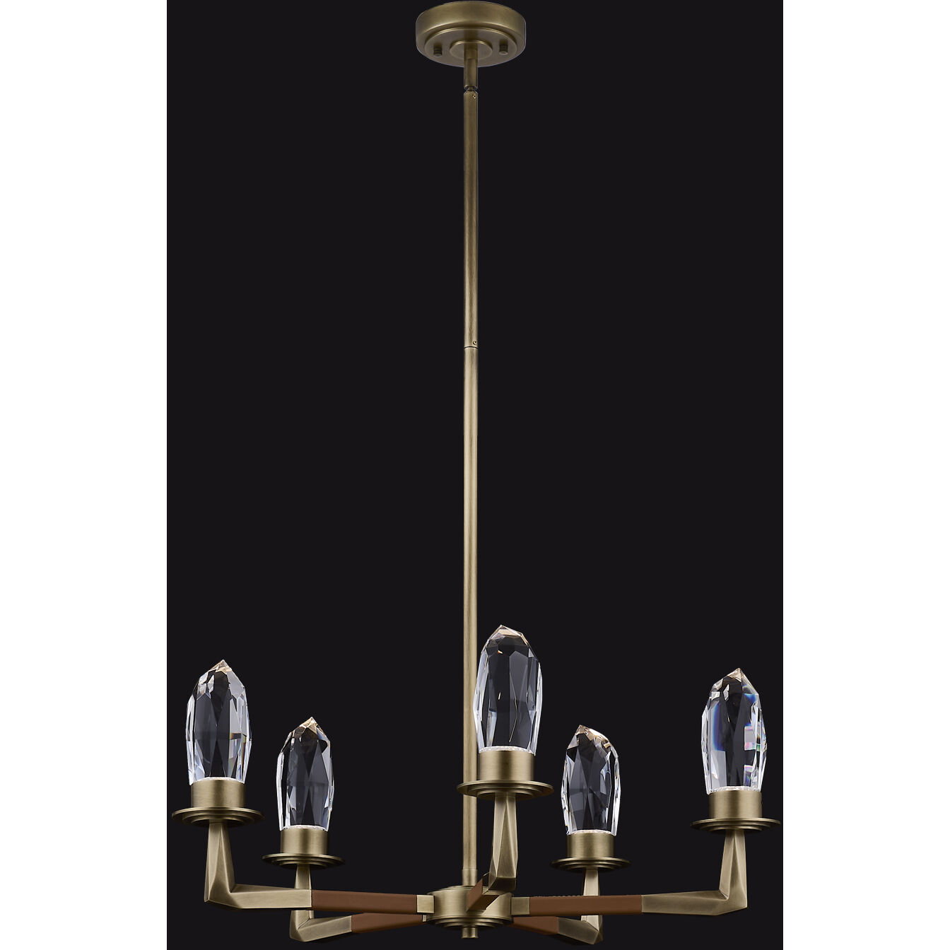 Misto 28 inch Satin Brass Pendant Ceiling Light