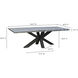Edge 84 X 40 inch Grey Dining Table, Small